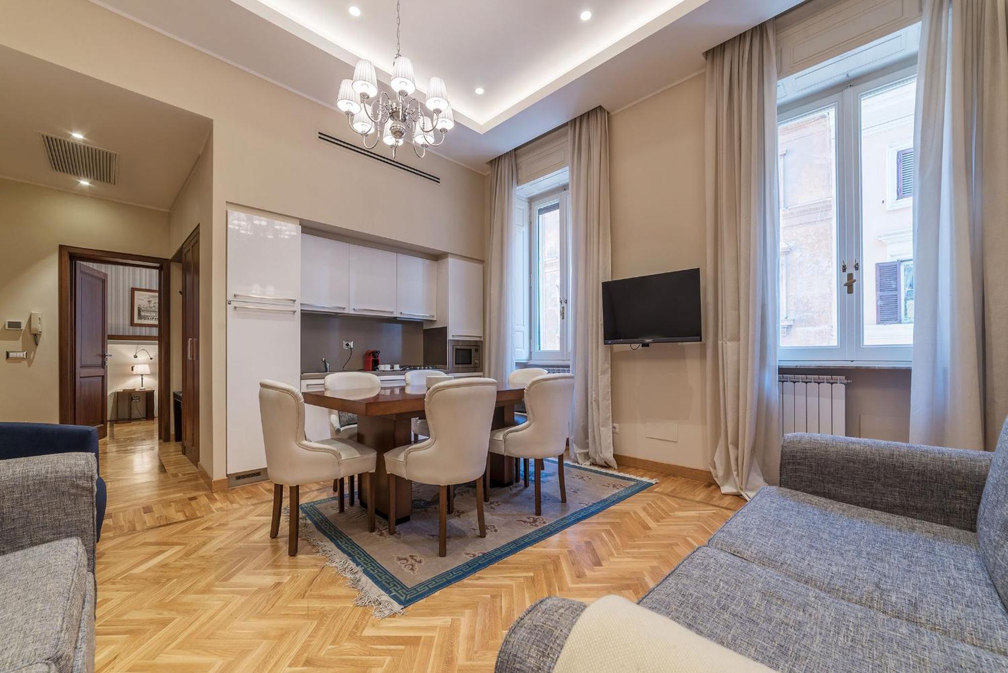 900 Apartments Lazio, Emilia & La Corte ローマ 部屋 写真